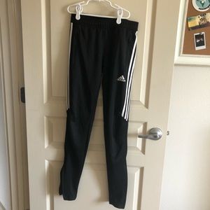 Adidas half stripe joggers